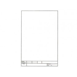 Papel dibujo A3  Cajet&iacute;n hoja