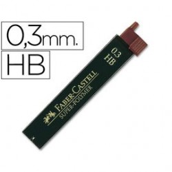 Minas 0.3mm Hb grafito 12uds. Faber