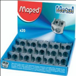 Sacapuntas 2 usos metal. Maped