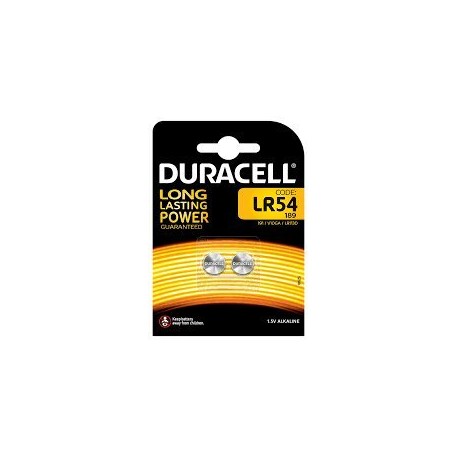 Pila LR54 LR1130 Alcalina Duracell 2uds