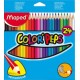 Lápices 24col triangulares. Maped