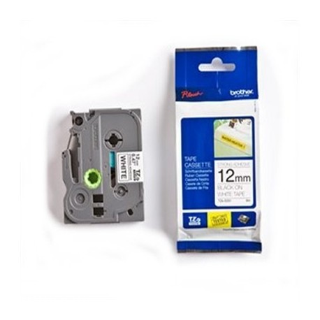 Cinta TZe-231 Blanco/Neg 12mm 8mt