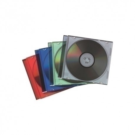Caja CD slim colores 25uds