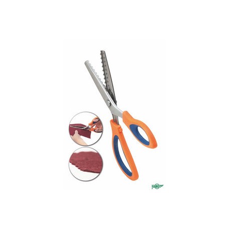 Tijeras dentadas fieltro