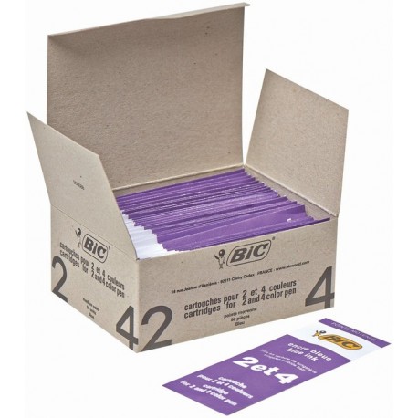 Recambio bic 4colores negro