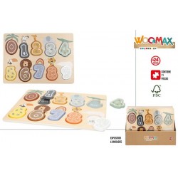 PUZZLE NUMEROS MADERA 24M+ WOOMAX