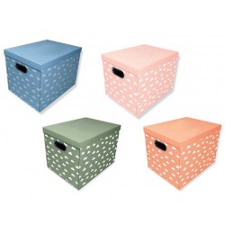 CAJA DECORADA PLEGABLE CON ASAS