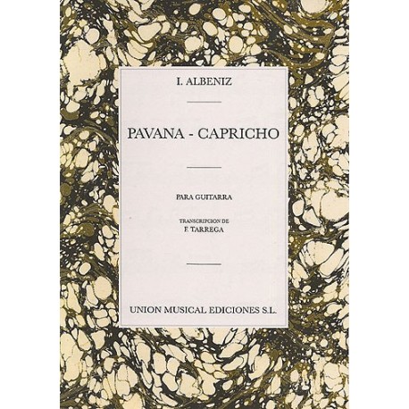 PAVANA-CAPRICHO. ALBENIZ. UNION MUS