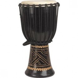 Djembé 12" carved. Toca