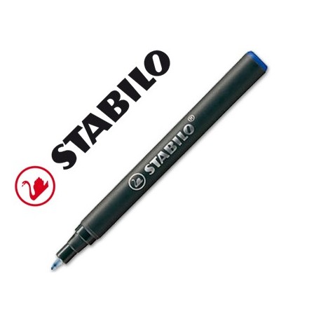 Recambio rotulador Stabilo Easy azu