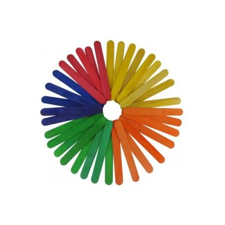 Palos médico 50uds color