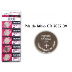 CR2032 3v Pila botón litio Maxell